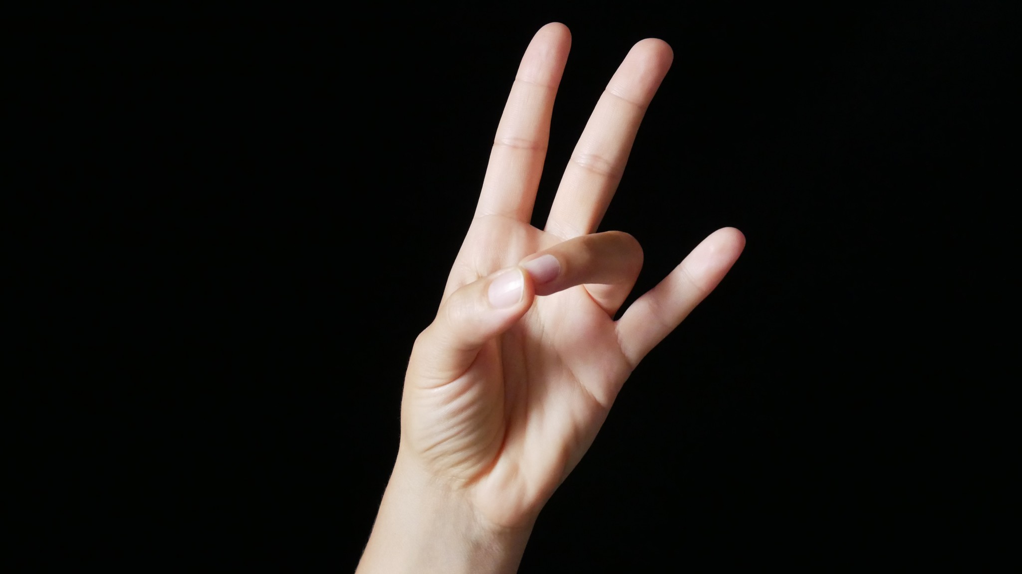 Daumen finger handzeichen kleiner Internationale Handzeichen